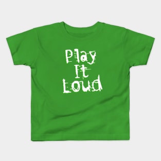 Nintendo "Play It Loud" White LG Logo Kids T-Shirt